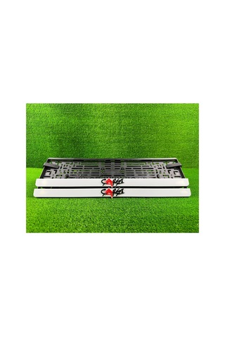 Çarşı Beyaz 3d Kabrtmalı Pleksi Araba Plakalığı 1 Takım - 778095620