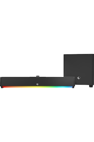 Rampage Rm-1 Soundwave Plus Siyah Total 64w 16v/4.06a Bt+usb+aux+tf Kartlı Gaming Soundbar Speaker