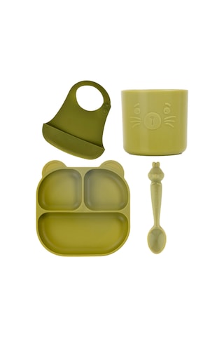 Pandish Mamma Beslenme Seti 4'lü Yeşil P7d99003724n1-2 Yeşil