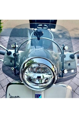 Vespa Telefon-navigasyon Tutucu Aparat Oval Krom / Scoosee