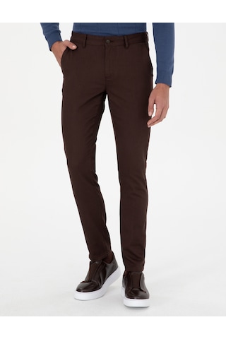 Pierre Cardin Erkek Koyu Kahverengi Pantolon Kanvas-chino 50299517-vr084 Koyu Kahverengi