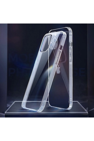 Apple Uyumlu iPhone 11 Transparent Serisi Şeffaf Silikon Cep Telefonu Kılıfı