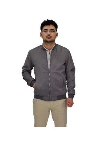 Erkek Mevsimlik Süet Spor Mont 8056 Bgl-st04372 Gri