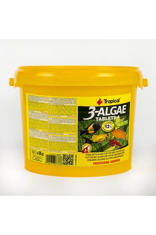 250 Adet Tropical 3-Algae Tablets A Kovadan Bölme Tablet Balık Ye