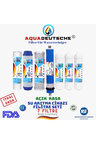 Açık Kasa 7 Filtre 14 Aşamalı Filtre Seti