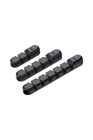 Apollobell Acp04-020 Ab 3 Parçalı Bilgisayar Kablo Klipsi Ve Silikon Kablo Tutucu Düzenleyici Seti.