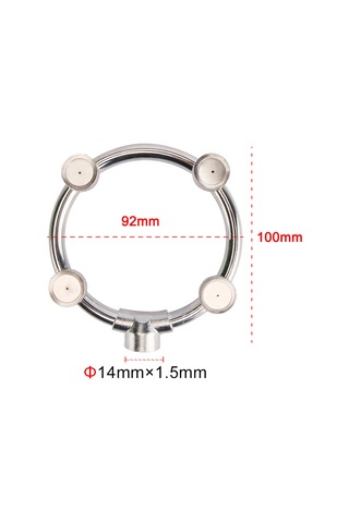 Youtek Stahl Çemberli Buharlayıcı Başlık - Yüksek Basınçlı Eşit Dağılım - Zirai/disinfectant Sprey Cihazı Uyumlu