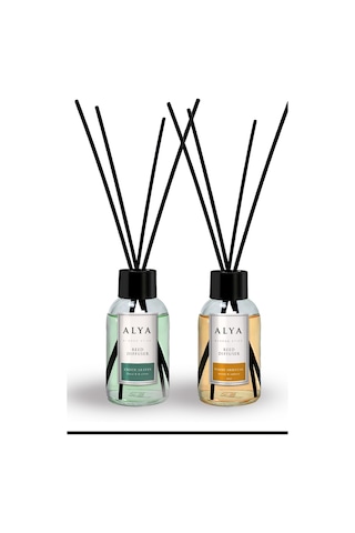 Alya Bambu Çubuklu Oda Kokusu Egzotic Leaves ve Woody Oriental 2 x 100 ML