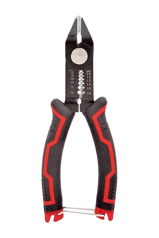 Geeksen Elektrikçi İçin 6 İnç Çok Fonksiyonlu Alevsiz Kablolu Fiber Optik Telli Kabloları Soyma Aleti Kırmızı, 100 Adet, 0.113kg, 16.5x6x1cm