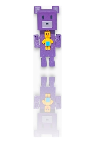 Super Adventure Bears - Ayı , Baaren Ve Şika Kaliteli Loy3d 9 Cm Mor