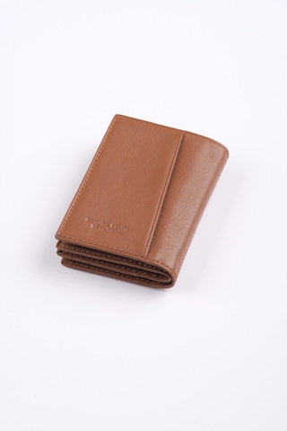 Ancora Leather Hakiki Deri Minimal Kartlık-26206 Taba
