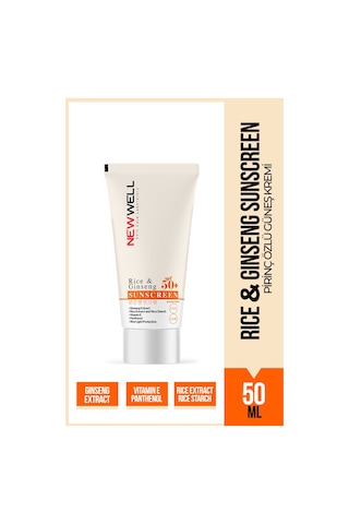 2 Adet Rice & Ginseng Sunscreen Spf50+ Pirinç Özlü Güneş Kremi 50 Ml