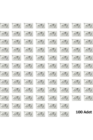 Tek Kullanımlık Otel Islak Mendil Paket / 6x10 Cm. / Türkiye Yazılı Baskılı Poşet / 100 Adetlik Paket 100'lü Set