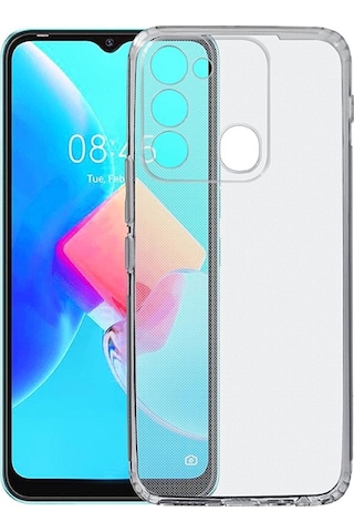 Tecno Spark 8c Kılıf Şeffaf İnce Ve Esnek Süper Silikon Kılıf