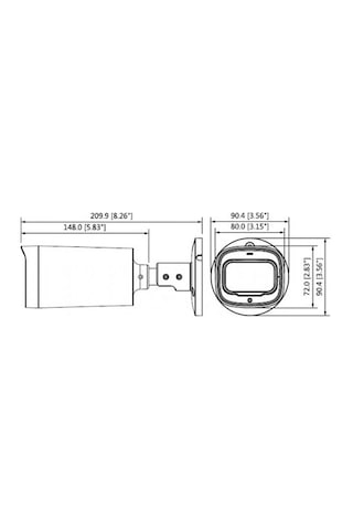 Dahua Hac-Hfw1200Rp-Z-Ire6 2Mp Ir Bullet Kamera