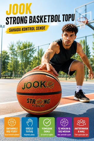 7 Numara Basketbol Topu Kaymaz Yüzey İç Dış Saha Kullanımına Uygun Antrenman Ve Maç Topu