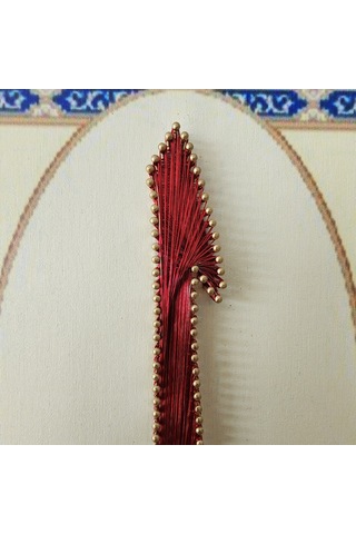 Kırmızı Elif Filografi Tablo 35x45 Cm 35 50