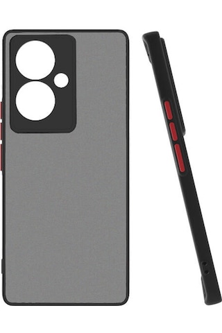 Zore Vivo V29 Lite 5g Kılıf Msra Hux Kapak - Siyah Siyah