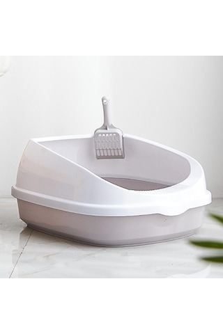 Suntek 16 Inç Üstü Açık Kedi Çöp Kutusu Kürekli Kediler Sistemi