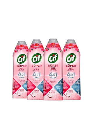 Cif Jel Yüzey Temizleyici Çiçek Ferahlığı 750 Ml X4 Diğer