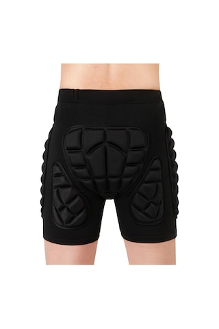 Suntek Koruyucu Kalça Pedi Kayak Pateni Snowboard Pateni Siyah