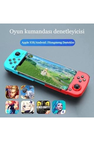 Bluetooth iOS Android Uyumlu Gamepad Joyistik Teleskopik Oyun