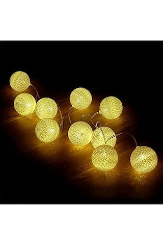 2 Metre 10 Lu Top Led Işık - Pilli Gün Işığı Dekoratif Aydınlatma Diğer