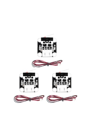 Shineyee Aibecy 3'lü Paket 3d Yazıcı Limit Switch - 1 Metre Kablolu, 250v/5a, 20.5x20.5x7mm Boyutlu Aksesuar