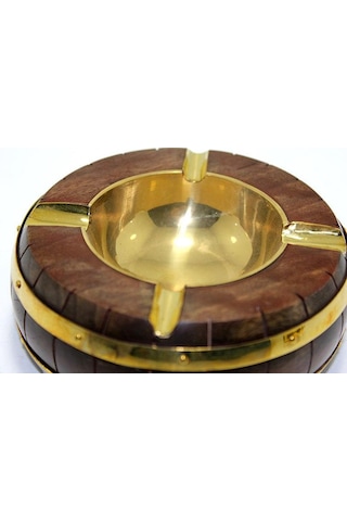 Pirinç Kül Tablası Dekoratif Hediyelik 06887023
