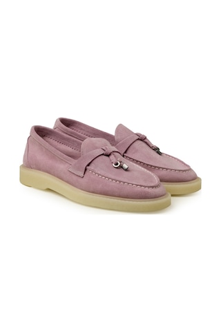 Oxford Klasik Kadın Rc-3001 Deriden Lila Süet 102 Lila