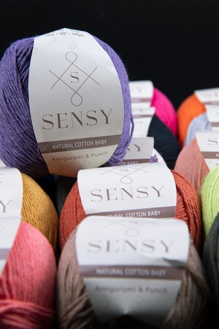 Premium Amigurumi Ipi Punch Panç Baby Soft Cotton 50 Gr Örgü Ip Lila