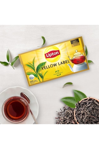 Lipton Yellow Label Demlik Poşet Siyah Çay 100'lü Paket
