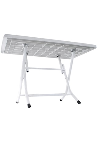 Katlanır Plastik Masa 70x120 Beyaz