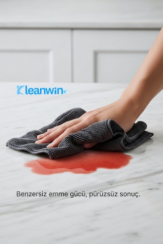 Titan Mikrofiber Bez 40x40cm 4 Adet Oto Yıkama Kurulama Bezi Leke Bırakmaz Cam Havlu