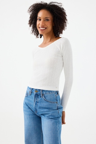 Loft Kadın Sweatshirt BEYAZ