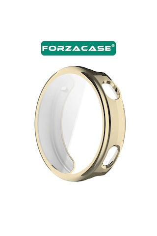 Forzacase Huawei Watch Gt6 41mm İle Uyumlu Önü Kapalı Ekran Korumalı Silikon Kılıf - Fc010 Rose Gold