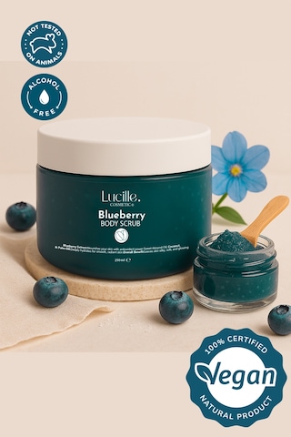 Lucille %100 Vegan Blueberry Aromalı Vücut Scrub 250 ML