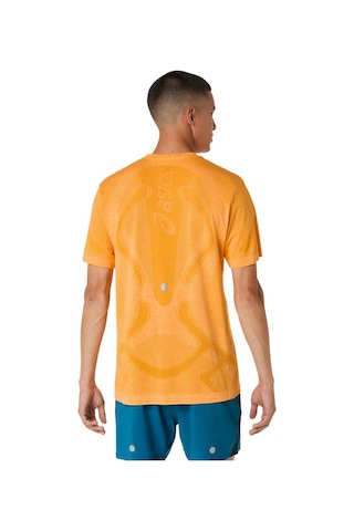 Asics Road Seamless Erkek Sarı Koşu T-shirt 2011d355-800 Sarı