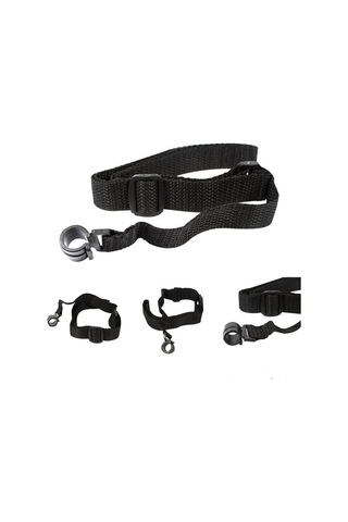 Segah Siyah Kancalı Kayış Dokuma Ukulele Askısı - Concert Soprano