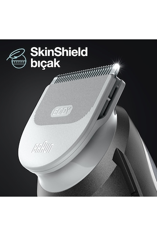 Braun BodyGroomer 3 BG 3340 SkinShield Teknolojisi 3 Ek Parçalı Vücut Bakım Seti