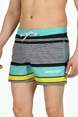 Enrico Ferry Erkek Aqua Mıcro Hızlı Kuruyan Deniz Şortu Edy2249a Aqua