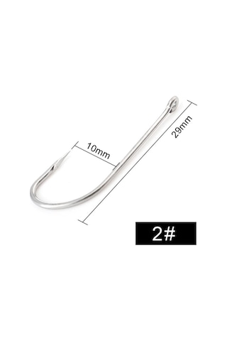 Fısh Kıng 401ss Paslanmaz Demir Dikenli Kanca 6/0 -1/0 25 Adet/paket 1 -8 50 Adet/paket Jig Sazan Balıkçılığı 2