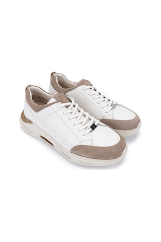 Tamer Tanca Erkek Hakiki Deri Vizon Sneakers & Spor Ayakkabı 298 2931-2526 Erk Ayk Y25 Vızon/k.byz Vizon