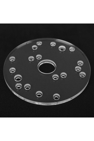 Padalink Ahşap İşleme Yardaçığı: Akrilik Router Tabanı Seti, Bakır Merkez Pin Ve Uyumlu Vida İle Çeşitli Router Modellerine Uygun