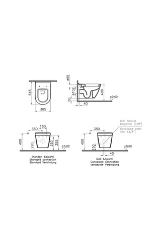 VitrA S50 Asma Klozet 5618l003-0850