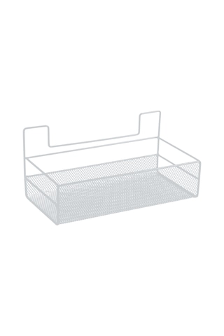 Lemestar Banyo Duş Dolabı Büyük Boy Beyaz Demir Materyal Su Tüpü Tasarımı Taşınabilir Duvar Kurulu Organizer 2 Adet İz Olmayan Yapistırıcı Dahil Beyaz