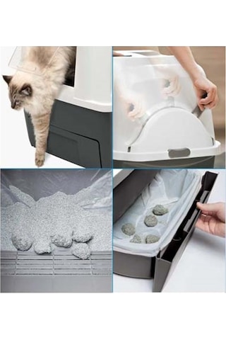 Catit 50685 Smartsift Otomatik Kedi Tuvaleti 66 x 48 x 63 CM