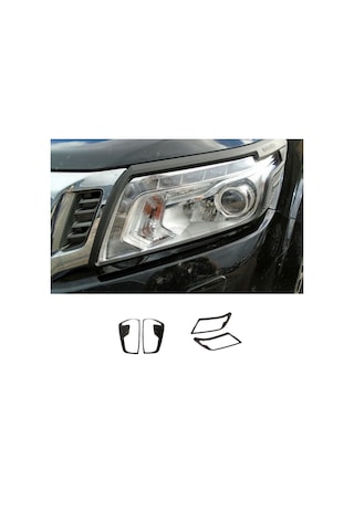 Space Nissan Navara Far Ve Stop Çerçeve Takımı Siyah 2023+