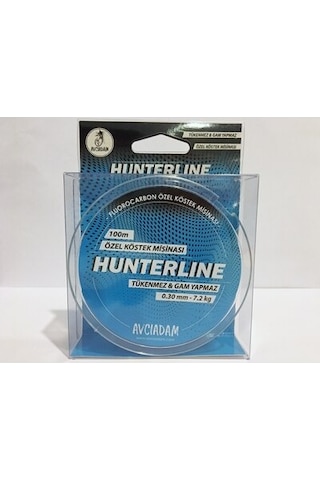 Hunterlıne 0,30Mm - 7.2Kg 100M Fluorocarbon Köstek Misinası Hunterlıne 0,30Mm - 7.2Kg 100M Fluorocarbon Köstek Misinası