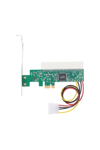 Sones 4pin Güç Kaynağı İle Pcı-e - Pcı Adaptör Kartı Dönüştürücü